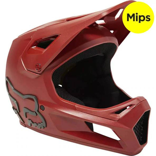 Casco Bicicleta Rampage Rojo Fox