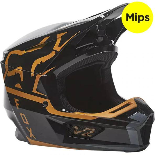 Casco Moto V2 Merz Negro Fox