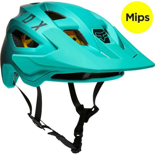 Casco Bicicleta Speedframe Mips CE Celeste/Negro Fox