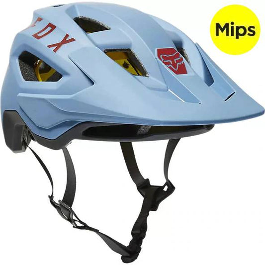 Casco Bicicleta Speedframe Mips Celeste Fox