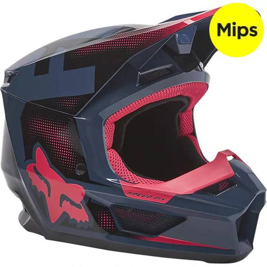 Casco Moto V2 Dier Azul Fox