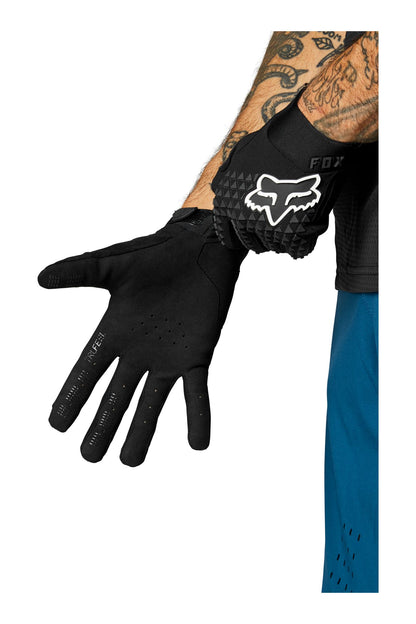 Guantes Bicicleta Defend Negro Fox