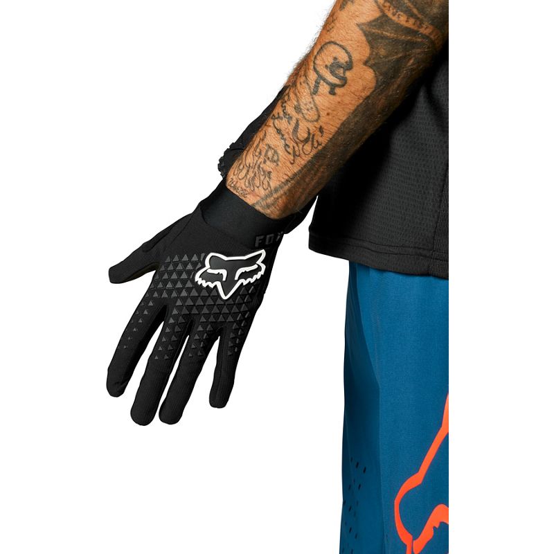 Guantes Bicicleta Defend Negro Fox