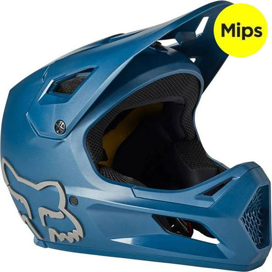 Casco Bicicleta Rampage MIPS Azul Fox