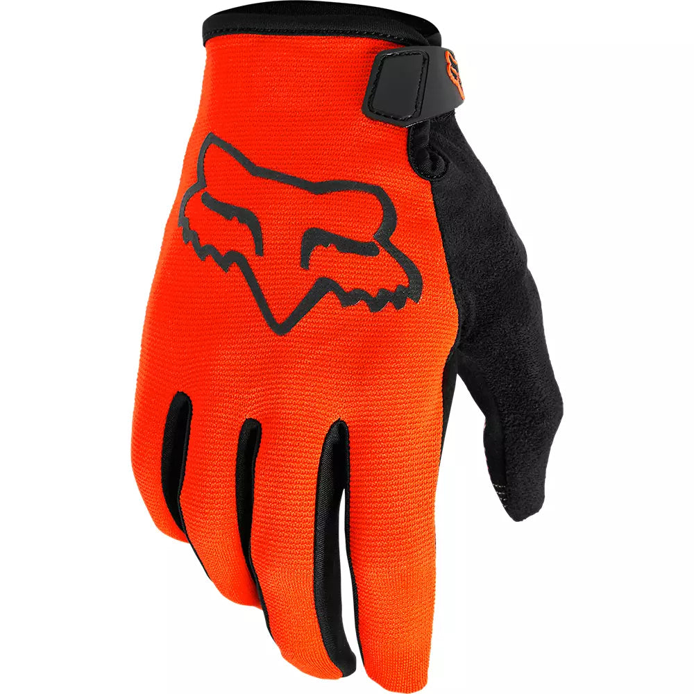 Guantes Bicicleta Niño Ranger Naranjo Fox