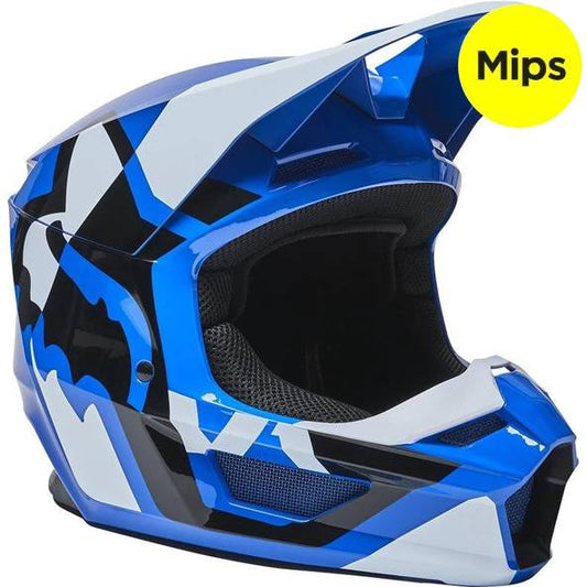 Casco Moto V1 Lux Azul Fox