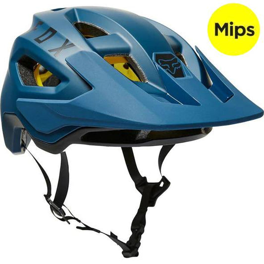 Casco Bicicleta Speedframe Mips Azul Fox