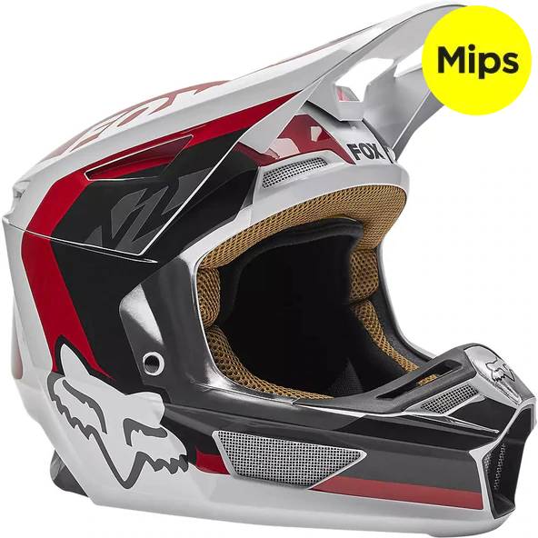 Casco Moto V2 Paddox Rojo Fox