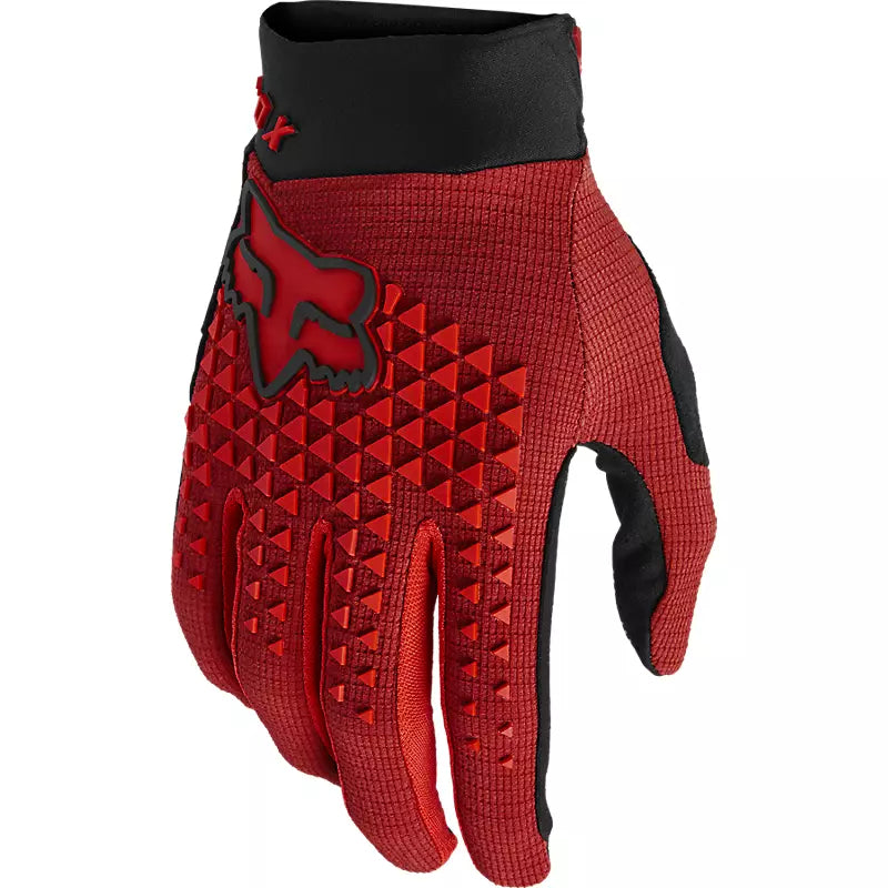 Guantes Bicicleta Defend Rojo Fox