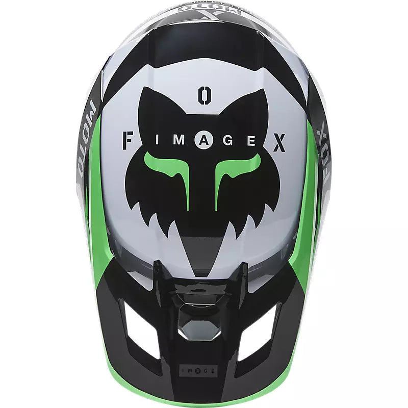 Casco Moto V2 Nobyl Blanco/Negro Fox