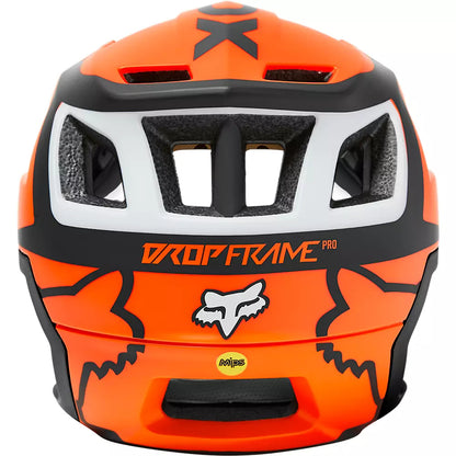 Casco Bicicleta Dropframe Pro Dvide Naranjo Fox