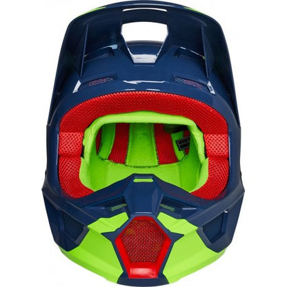 Casco Moto V1 Venz Ece Azul/Rojo/Verde Fox