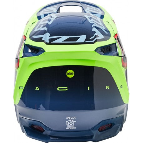 Casco Moto V1 Venz Ece Azul/Rojo/Verde Fox