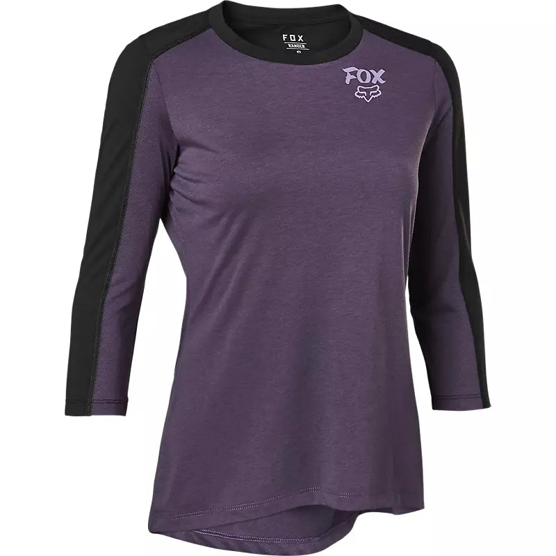 Polera Bicicleta Mujer Ranger Drirelease 3/4 Morado Fox