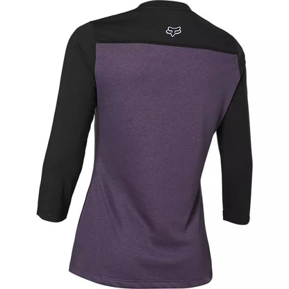 Polera Bicicleta Mujer Ranger Drirelease 3/4 Morado Fox