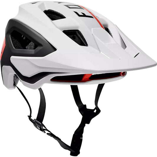 Casco Bicicleta Speedframe Pro Blocked Blanco/Negro Fox