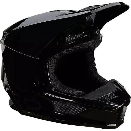 Casco Moto V1 Plaic Negro Fox