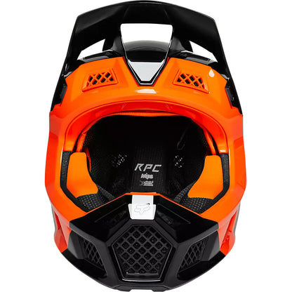 Casco Bicicleta Rampage Pro Carbon Mips™ Fuel Negro/Naranjo Fox