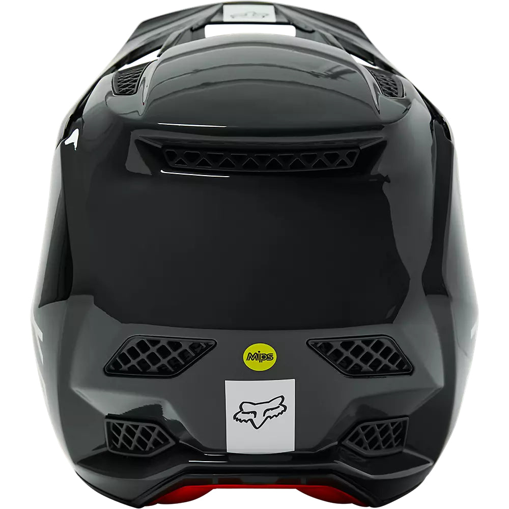 Casco Bicicleta Rampage Pro Carbon Mips™ Fuel Negro/Naranjo Fox