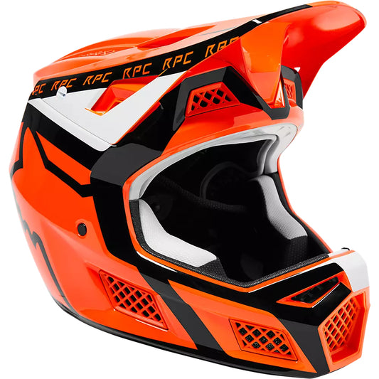 Casco Bicicleta Rampage Pro Carbon Mips™ Dvide Naranjo Fox