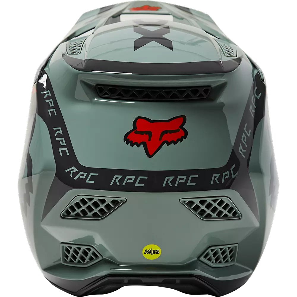 Casco Bicicleta Rampage Pro Carbon Mips™ Dvide Verde Fox