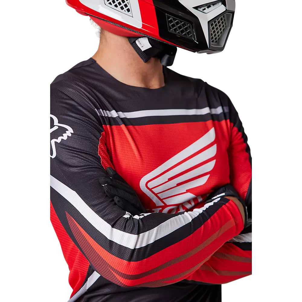 Polera Moto Flexair Honda Rojo/Negro Fox