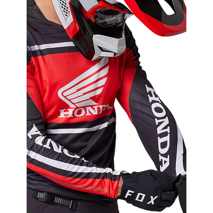 Polera Moto Flexair Honda Rojo/Negro Fox