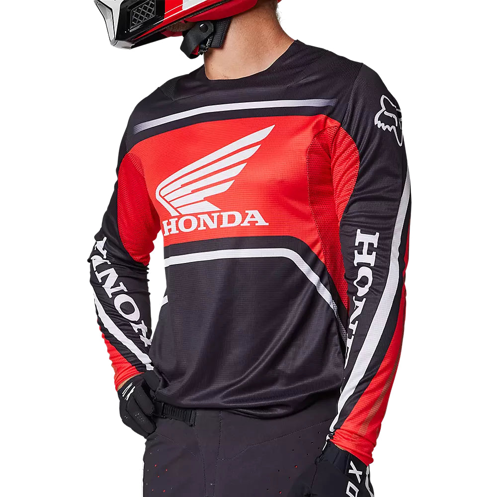 Polera Moto Flexair Honda Rojo/Negro Fox