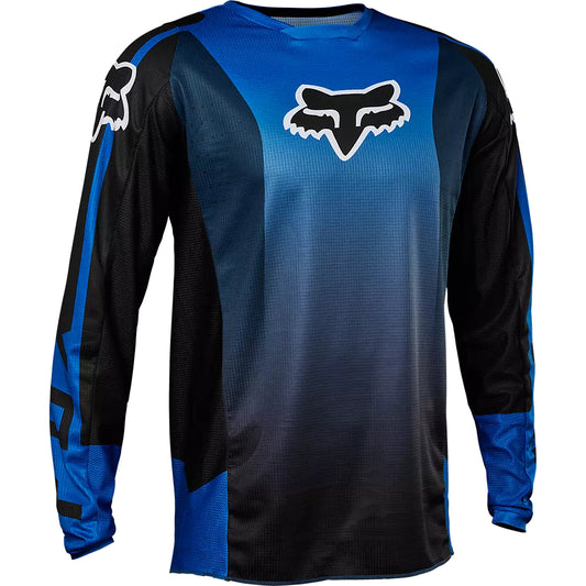 Polera Moto 180 Leed Azul/Negro Fox