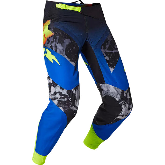 Pantalon Moto 360 Dkay Azul/Negro/Amarillo Fox