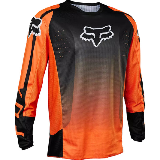 Polera Moto 180 Leed Naranjo/Negro Fox