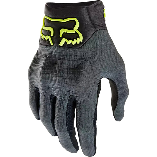 Guantes Moto Bomber LT-CE Gris/Amarillo Fox