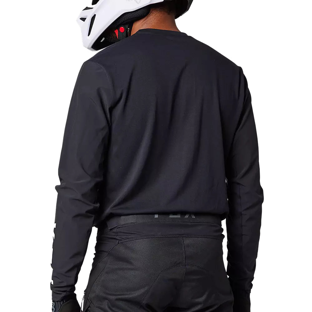 Polera Moto Ranger Offroad Negro/Blanco Fox