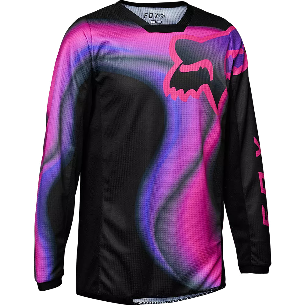 Polera Moto Niña 180 Toxsyk Negro/Rosado Fox