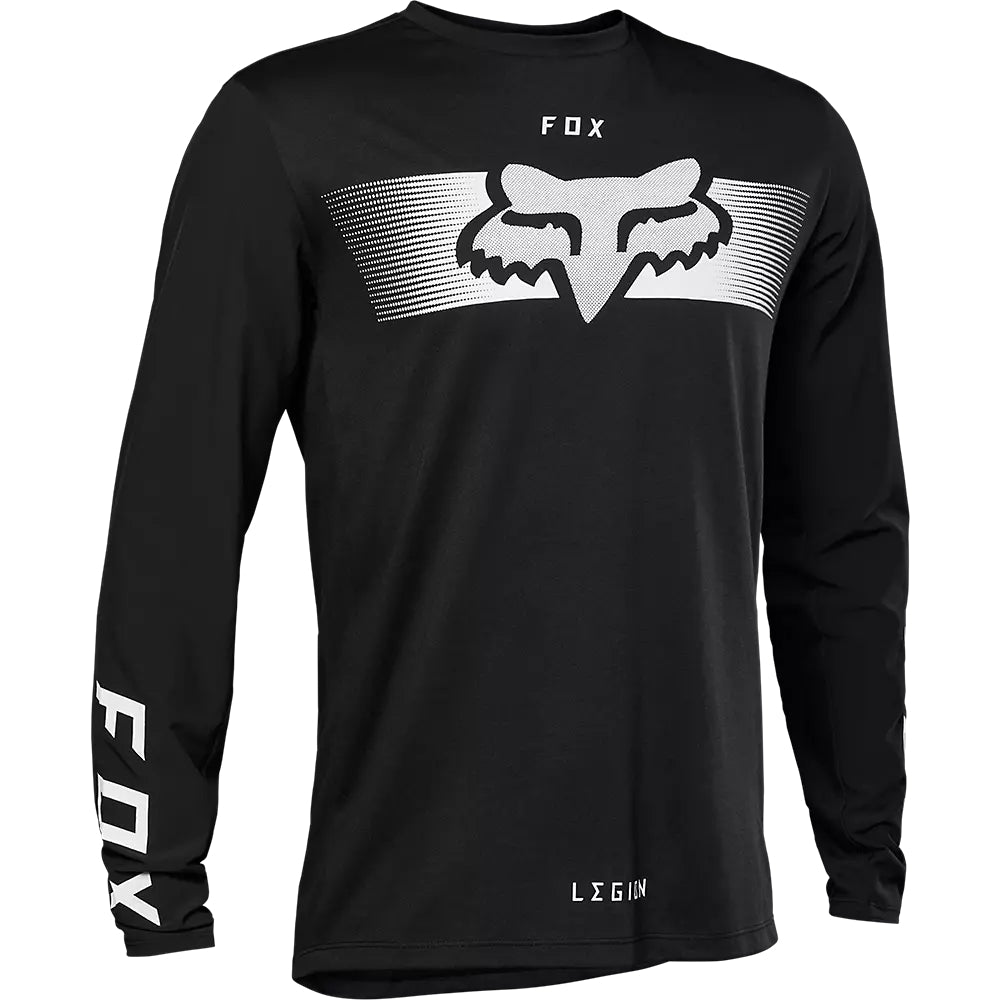 Polera Moto Ranger Offroad Negro/Blanco Fox