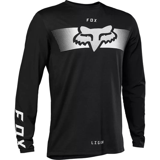 Polera Moto Ranger Offroad Negro/Blanco Fox