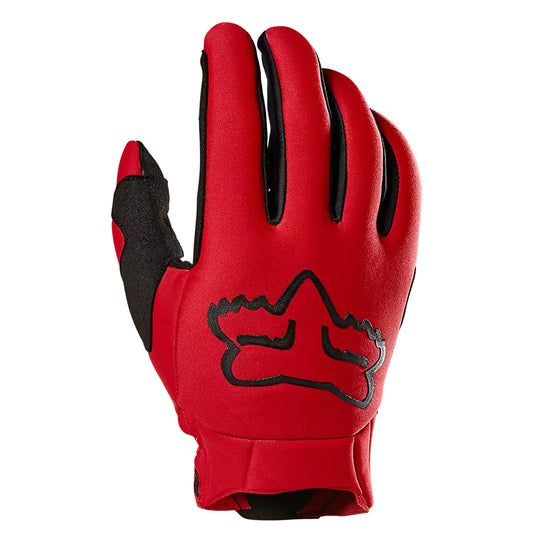 Guantes Moto Defend Thermo Offroad CE Rojo Fox