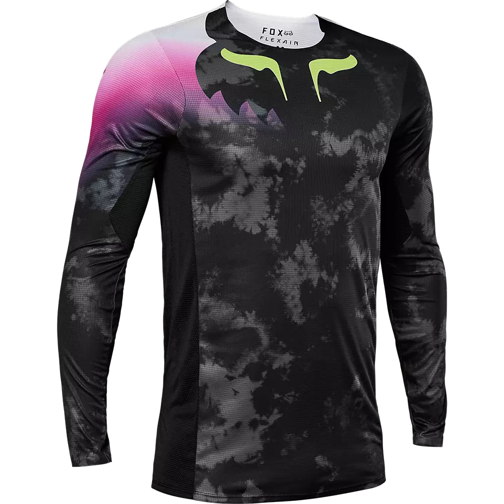 Polera Moto Flexair Detonate Negro Fox