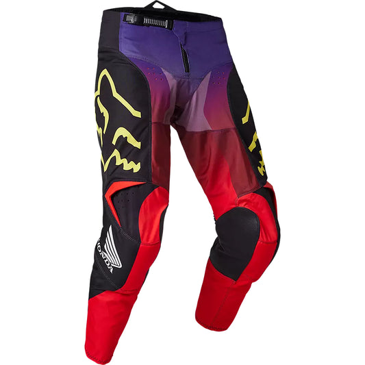 Pantalon Moto Honda Rojo/Morado Fox