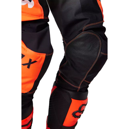 Pantalon Moto 180 Leed Naranjo/Negro Fox