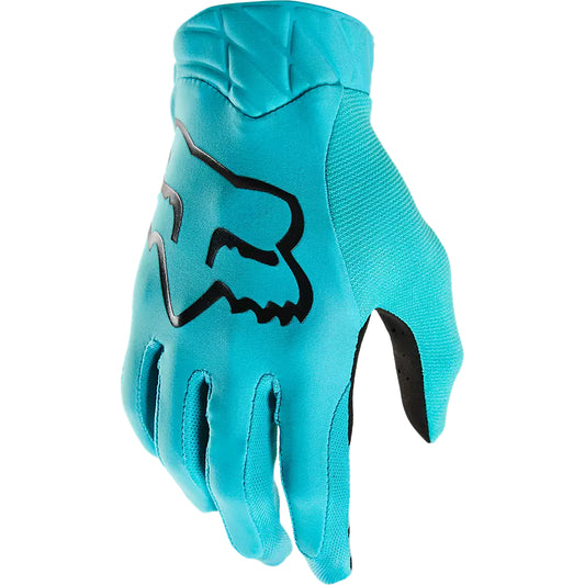 Guantes Moto Mujer Airline Celeste Fox