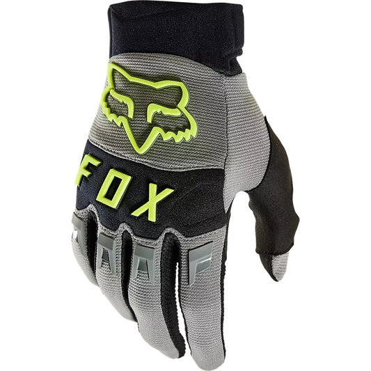 Guantes Moto Dirtpaw CE Gris/Amarillo Fox