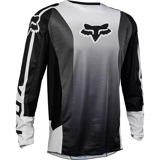 Polera Moto 180 Leed Gris/Blanco Fox