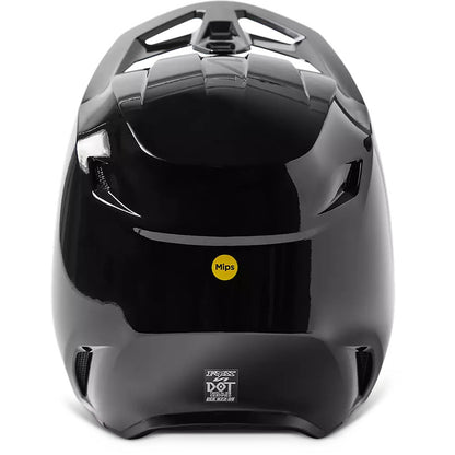 Casco Moto V1 Solid Negro Fox