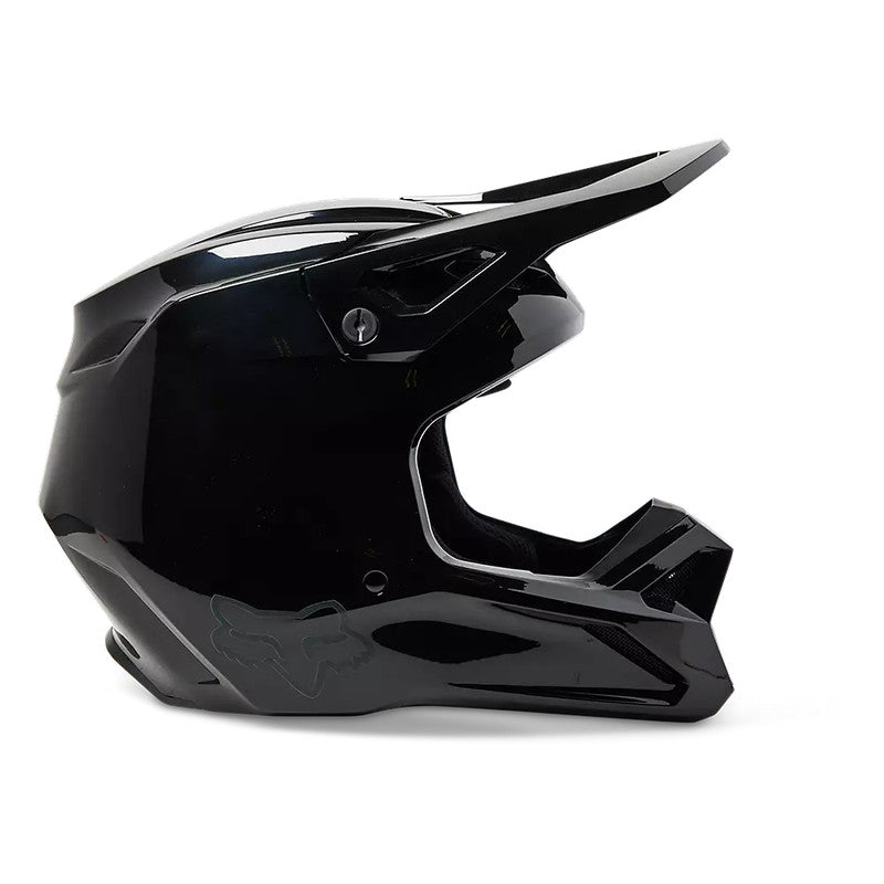 Casco Moto V1 Solid Negro Fox