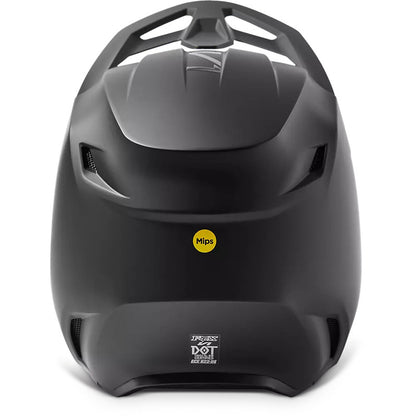 Casco Moto V1 Solid Negro Mate Fox