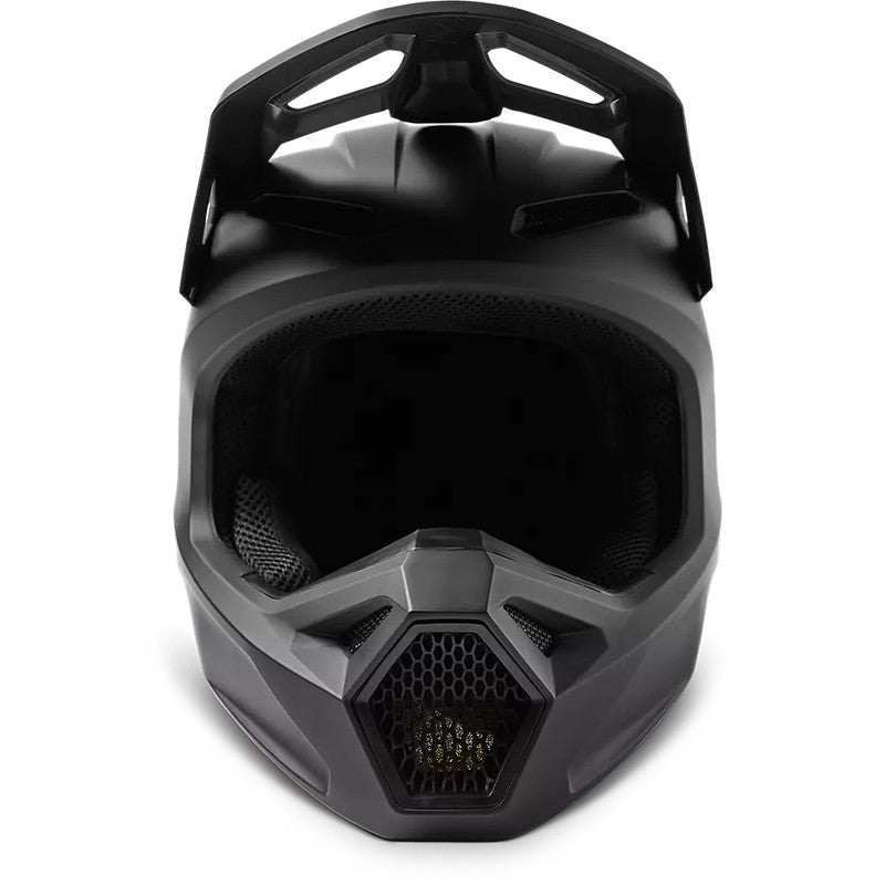 Casco Moto V1 Solid Negro Mate Fox