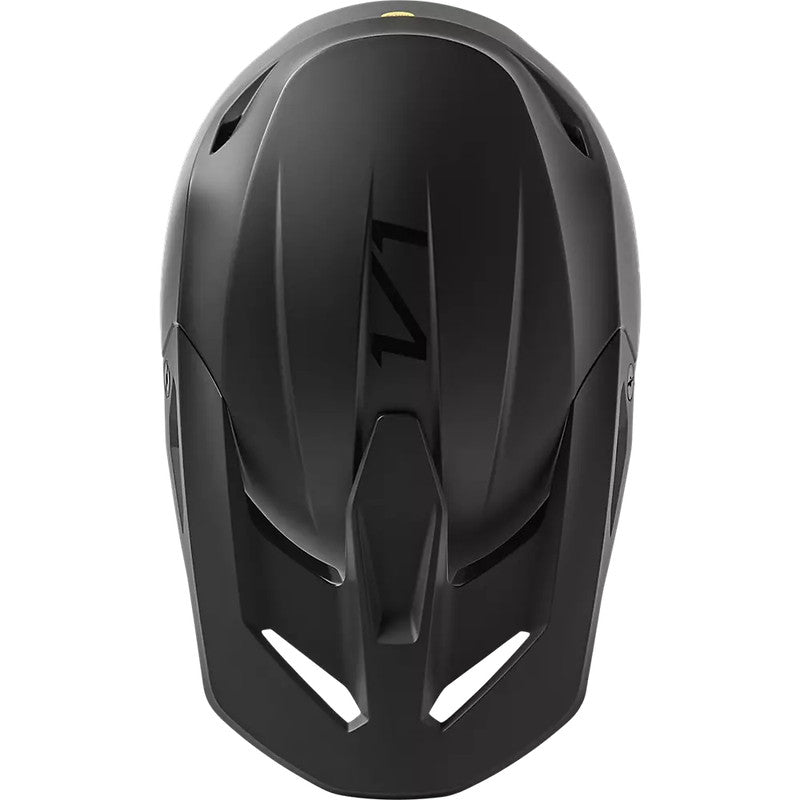 Casco Moto V1 Solid Negro Mate Fox