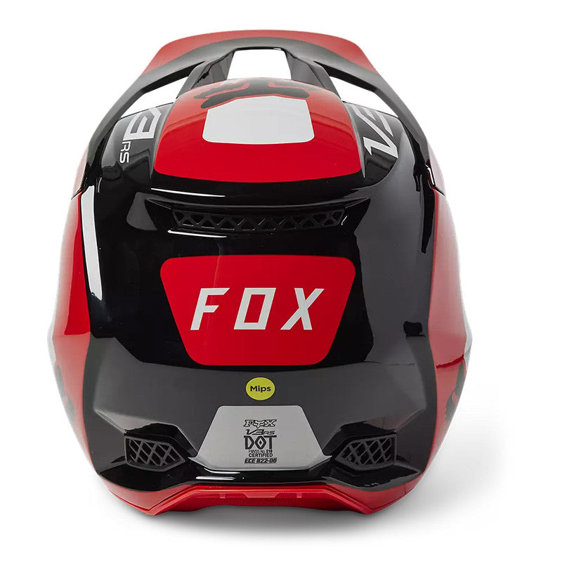 Casco Moto V3 RS Efekt Rojo/Blanco/Negro Fox