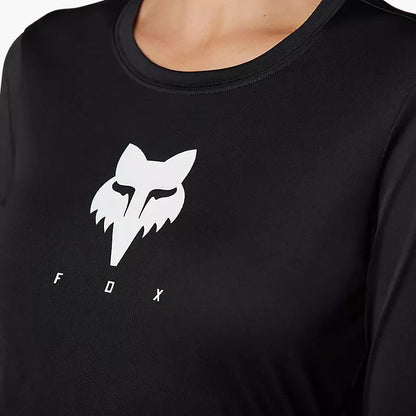 Polera Bicicleta Mujer Ranger Trudri™ Manga Larga Negro Fox